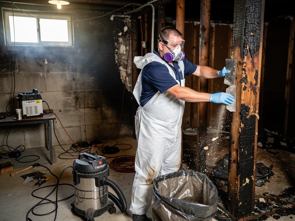 Charred Material Removal