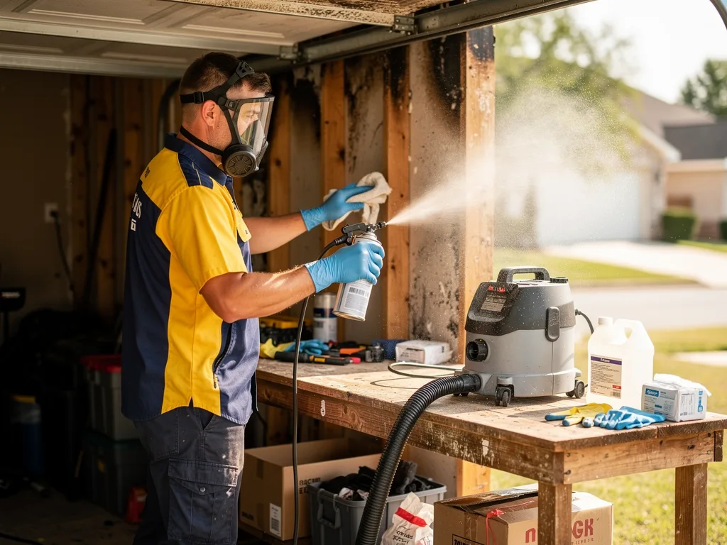 Garage Fire Cleanup